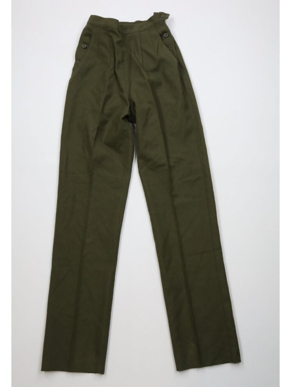 Vtg 70s Vietnam War Womens 8 Army Wool OG108 Utility Field Trousers Pants USA
